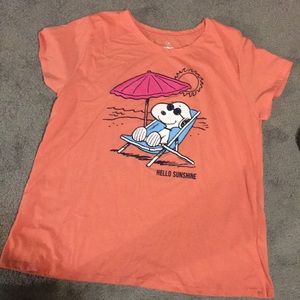Snoopy T-shirt.